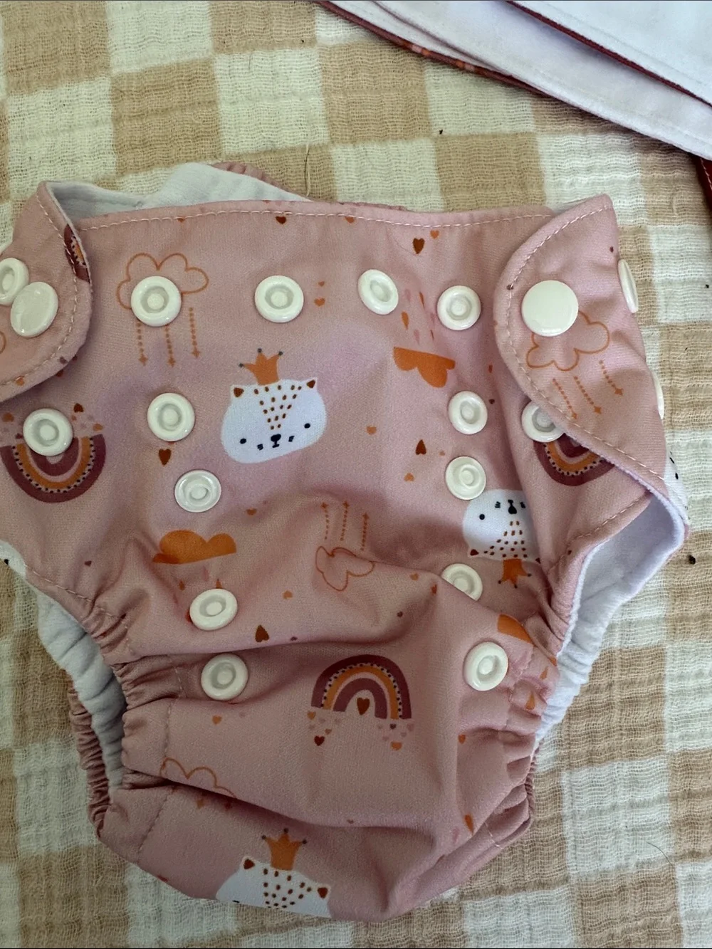 Babygoal Baby’Waterproof Wet Bag and Reusable Cloth Diaper Set of 6